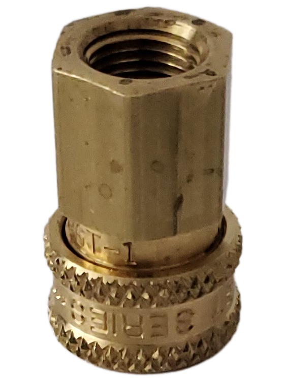 Brass 1/8" Female Quick Connect for Butler Upholstery Tool