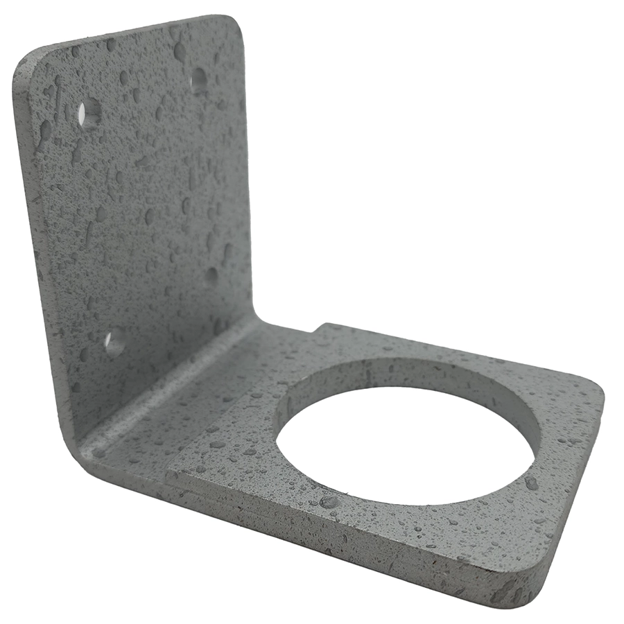 2.5" Remote Vacuum Connection Support Bracket – 90° Universal