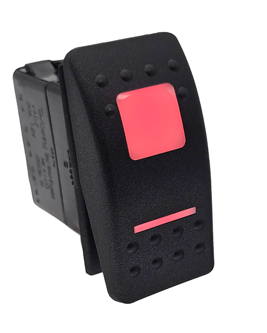 Auxiliary Outlet / Auto Pump Out LED Switch (White)