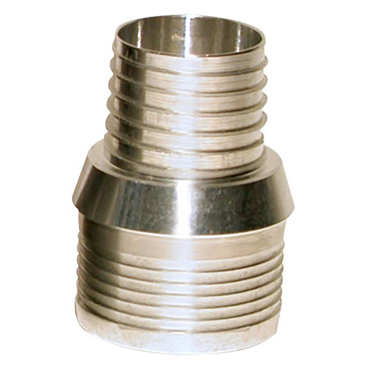 Aluminum Leader Hose Connector- 2" X 1-1/2"
