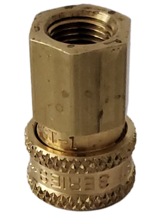 Brass 1/8" Female Quick Connect for Butler Upholstery Tool