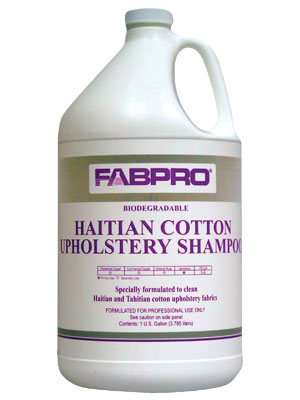 Fabpro Haitian Cotton Upholstery Shampoo -1 Gallon Container