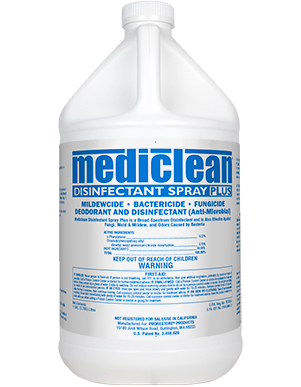 Mediclean Disinfectant Spray Plus 1 Gallon Container