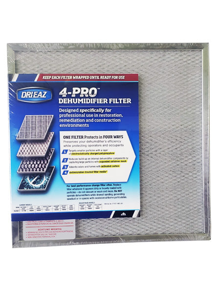 Dri-Eaz Dehumidifier Air Filter (3) Three Pack for LGR7000 and DrizAir 1200
