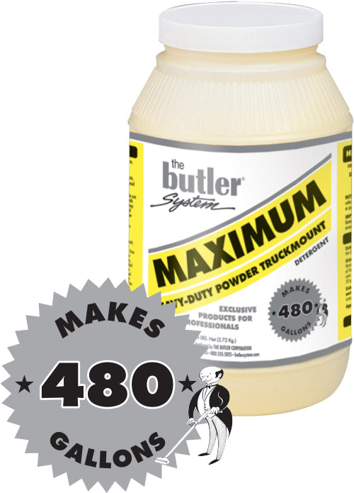 Heavy-Duty Powder Truckmount Detergent - 1 Gallon Container (6 lbs.)