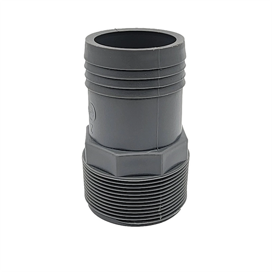 2" PVC Hose Barb x 2" MNPT Fitting