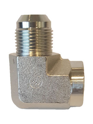3/4" Female X 3/4" JIC 90 Degree Elbow Connector