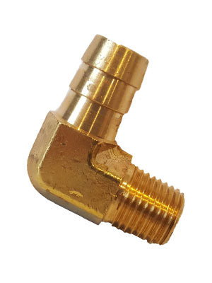 1/2" Brass 90 Degree Elbow X 1/4" MPT