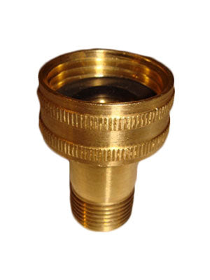3/8" Brass Female Garden Hose (Swivel) Connector