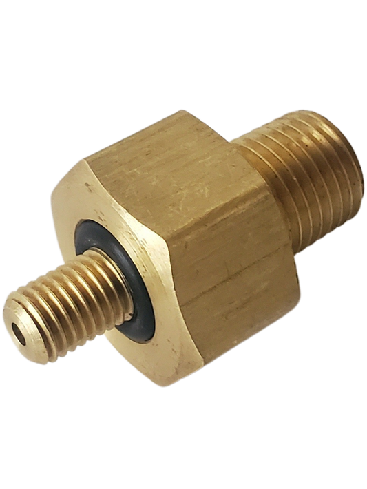 Brass nipple with O-ring for priming side of Detergent Pulse Pump System