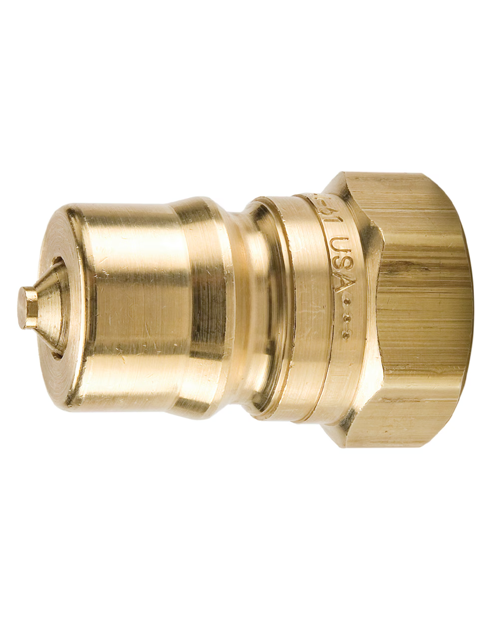 3/8" Brass Male Quick Disconnect