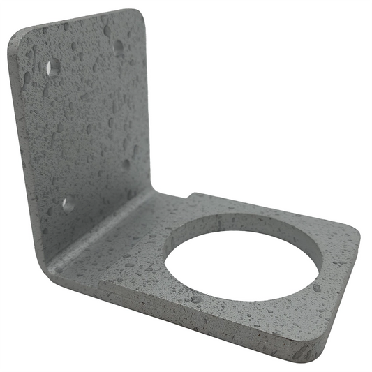 2" Remote Vacuum Connection Support Bracket – 90° Universal